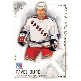 Insertní karty - Bure Pavel - 2003-04 Pacific Main Attractions No.9