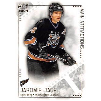 Insertní karty - Jágr Jaromír - 2003-04 Pacific Main Attractions No.16
