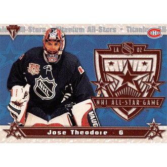 Insertní karty - Theodore Jose - 2001-02 Titanium All-Stars No.12