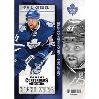 Řadové karty - Kessel Phil - 2013-14 Contenders No.40