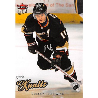 Řadové karty - Kunitz Chris - 2008-09 Ultra No.107