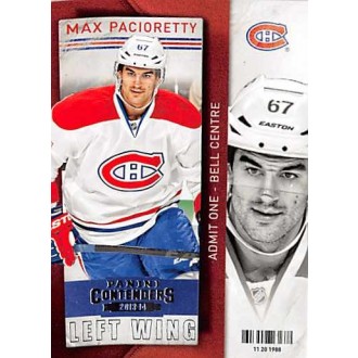 Řadové karty - Pacioretty Max - 2013-14 Contenders No.60
