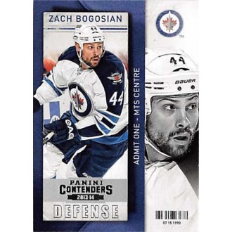 Řadové karty - Bogosian Zach - 2013-14 Contenders No.69