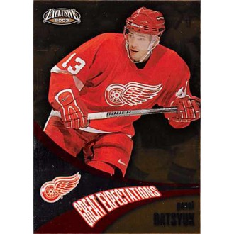 Insertní karty - Datsyuk Pavel - 2002-03 Exclusive Great Expectations No.6