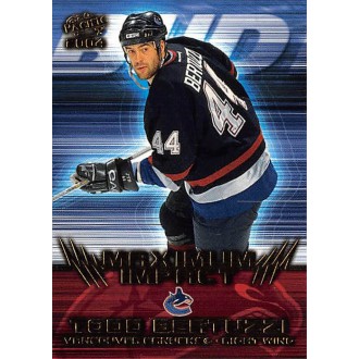 Insertní karty - Bertuzzi Todd - 2003-04 Pacific Maximum Impact No.10