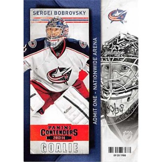 Řadové karty - Bobrovsky Sergei - 2013-14 Contenders No.85