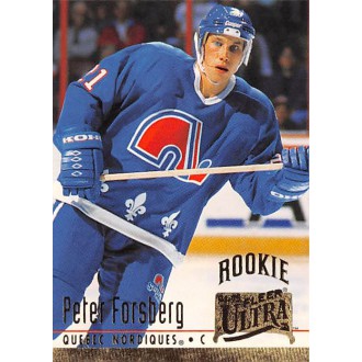 Řadové karty - Forsberg Peter - 1994-95 Ultra No.356