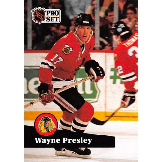 Řadové karty - Presley Wayne - 1991-92 Pro Set No.44