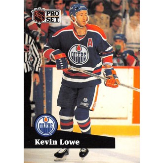 Řadové karty - Lowe Kevin - 1991-92 Pro Set No.76