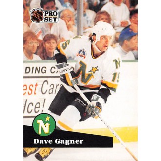 Řadové karty - Gagner Dave - 1991-92 Pro Set No.108