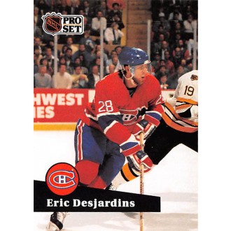 Řadové karty - Desjardins Eric - 1991-92 Pro Set No.118