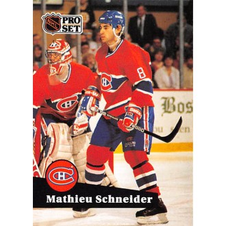 Řadové karty - Schneider Mathieu - 1991-92 Pro Set No.119