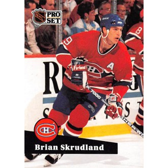 Řadové karty - Skrudland Brian - 1991-92 Pro Set No.127