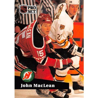 Řadové karty - MacLean John - 1991-92 Pro Set No.136