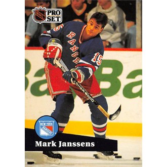 Řadové karty - Janssens Mark - 1991-92 Pro Set No.158
