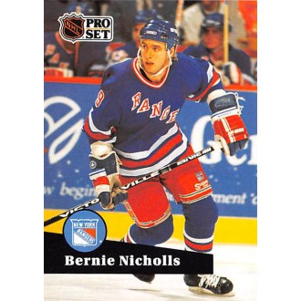 Řadové karty - Nicholls Bernie - 1991-92 Pro Set No.166