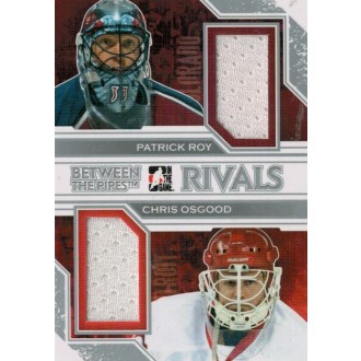 Jersey karty - Roy Patrick, Osgood Chris - 2013-14 Between the Pipes Rivals Jerseys Silver No.R04