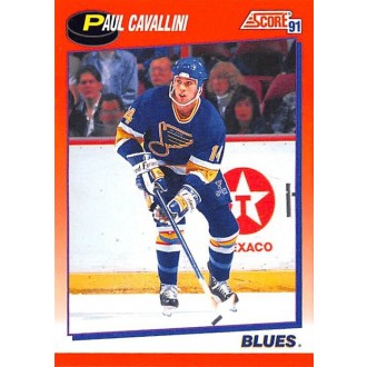 Řadové karty - Cavallini Paul - 1991-92 Score Canadian Bilingual No.107