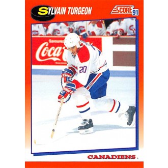 Řadové karty - Turgeon Sylvain  - 1991-92 Score Canadian Bilingual No.208