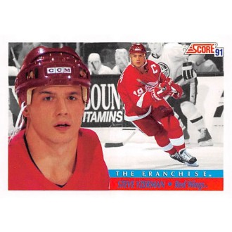 Řadové karty - Yzerman Steve - 1991-92 Score Canadian Bilingual No.335