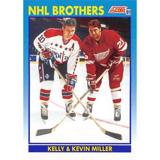 Řadové karty - Miller Kelly, Miller Kevin - 1991-92 Score Canadian Bilingual No.339