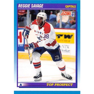 Řadové karty - Savage Reggie - 1991-92 Score Canadian Bilingual No.350