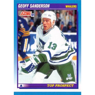 Řadové karty - Sanderson Geoff - 1991-92 Score Canadian Bilingual No.354