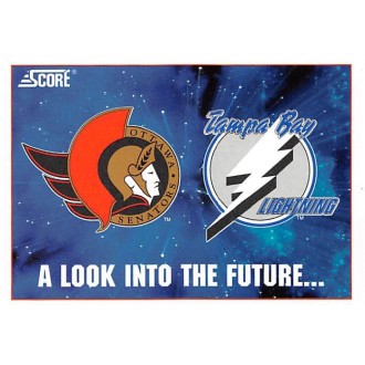 Řadové karty - Ottawa Senators, Tampa Bay Lightning - 1991-92 Score Canadian Bilingual No.386