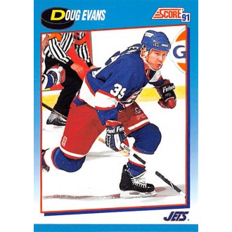 Řadové karty - Evans Doug - 1991-92 Score Canadian Bilingual No.399