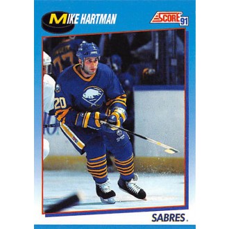 Řadové karty - Hartman Mike - 1991-92 Score Canadian Bilingual No.454