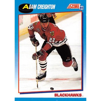 Řadové karty - Creighton Adam - 1991-92 Score Canadian Bilingual No.485