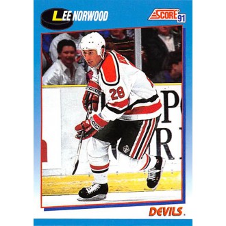 Řadové karty - Norwood Lee - 1991-92 Score Canadian Bilingual No.528