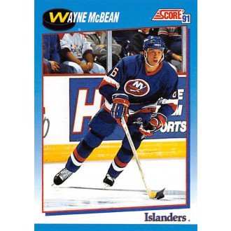 Řadové karty - McBean Wayne - 1991-92 Score Canadian Bilingual No.530