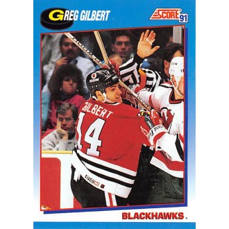 Řadové karty - Gilbert Greg - 1991-92 Score Canadian Bilingual No.539
