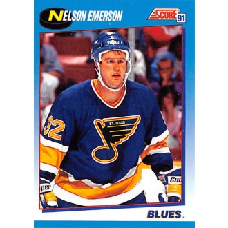 Řadové karty - Emerson Nelson - 1991-92 Score Canadian Bilingual No.550