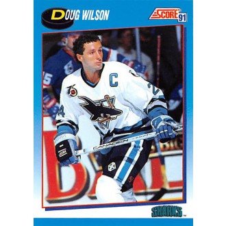 Řadové karty - Wilson Doug - 1991-92 Score Canadian Bilingual No.551