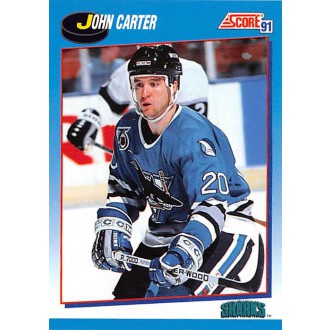 Řadové karty - Carter John - 1991-92 Score Canadian Bilingual No.557