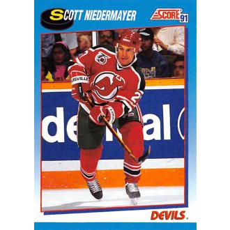 Řadové karty - Niedermayer Scott - 1991-92 Score Canadian Bilingual No.577