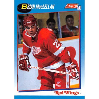Řadové karty - MacLellan Brian - 1991-92 Score Canadian Bilingual No.582