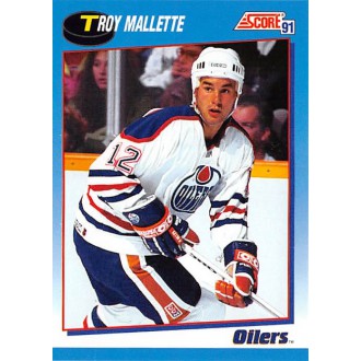 Řadové karty - Mallette Troy - 1991-92 Score Canadian Bilingual No.601
