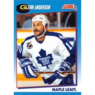 Řadové karty - Anderson Glenn - 1991-92 Score Canadian Bilingual No.611