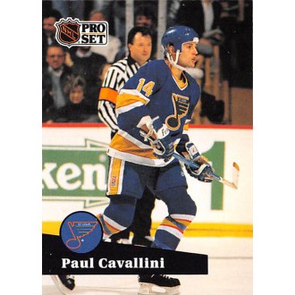 Řadové karty - Cavallini Paul - 1991-92 Pro Set No.214
