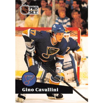 Řadové karty - Cavallini Gino - 1991-92 Pro Set No.218