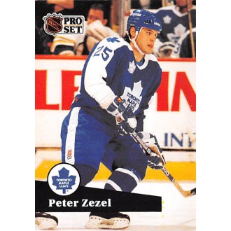 Řadové karty - Zezel Peter - 1991-92 Pro Set No.227