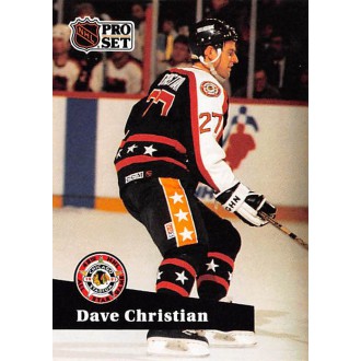Řadové karty - Christian Dave - 1991-92 Pro Set No.297