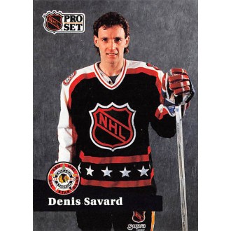 Řadové karty - Savard Denis - 1991-92 Pro Set No.305