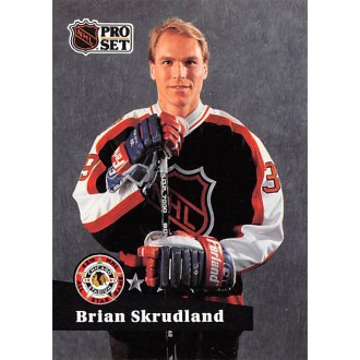 Řadové karty - Skrudland Brian - 1991-92 Pro Set No.306