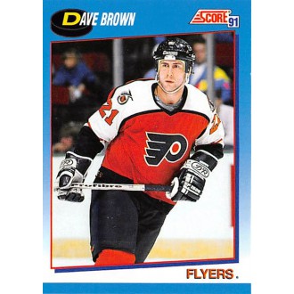 Řadové karty - Brown Dave - 1991-92 Score Canadian Bilingual No.634