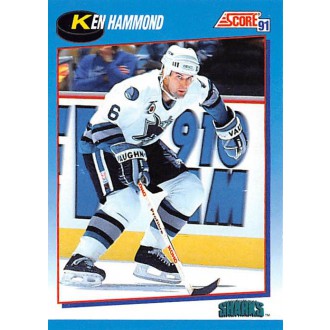 Řadové karty - Hammond Ken - 1991-92 Score Canadian Bilingual No.647