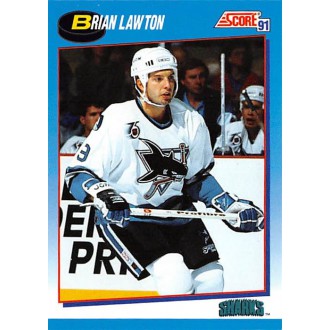Řadové karty - Lawton Brian - 1991-92 Score Canadian Bilingual No.648